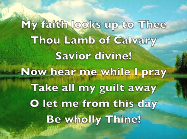 Hymn: My Faith Looks Up to Thee - Men Of The West